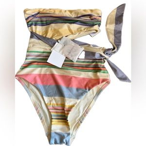 Zimmermann One Piece Mae cutout Swimsuit Size 0 Size US 2-4 NWT 310$